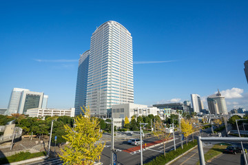 Obraz premium 幕張 高層ビジネスビル街