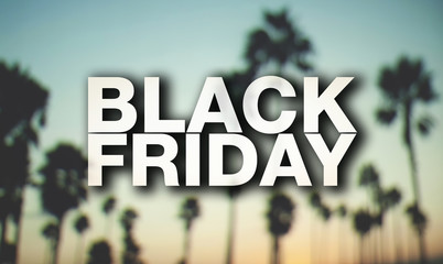 Black friday poster.