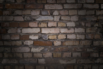 brick wall.