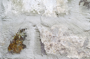 texture white peeling paint with a spot on the whole frame