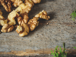 walnuts - ripe and tasty inshell nuts