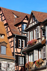 Fototapeta na wymiar Strasbourg - Maisons à colombages