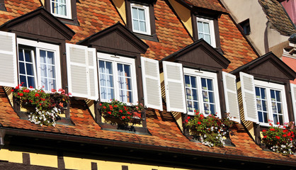 Strasbourg - fenêtres du centre historique
