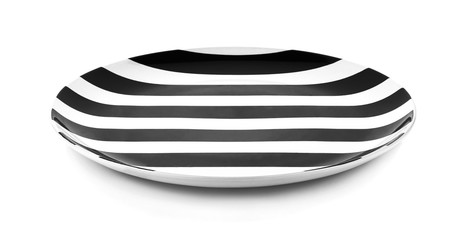 Empty plate isolated on a white background