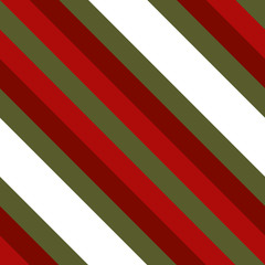 Christmas Diagonal Striped Seamless Pattern