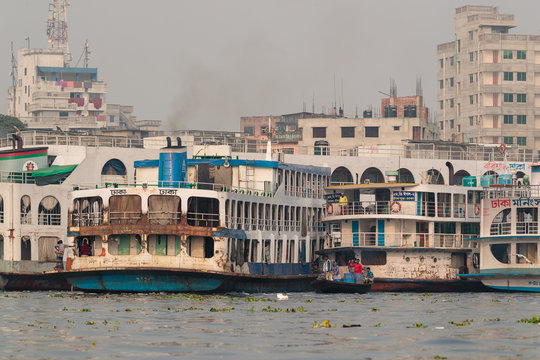 Der Hafen von Sadarghat, Dhaka