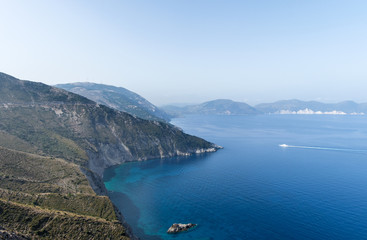 Kefalonia, Greece coastline landscape