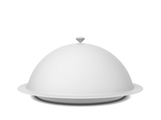 Restaurant cloche plate