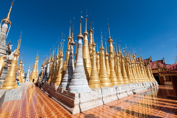 Shwe Inn Dein Pagode, Inlee See, Myanmar