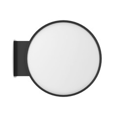 Blank store signboard