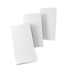 Blank leaflet mockup