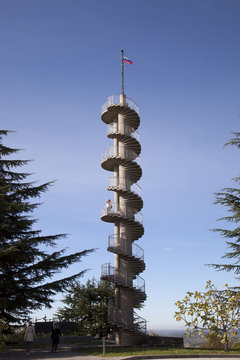 Slovenia,Collio, torre panoramica di Gonjace.