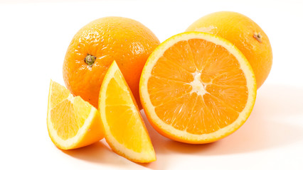 orange isolated on white background