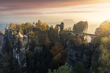 Basteibr&uuml;cke im Elbsandsteingebirge