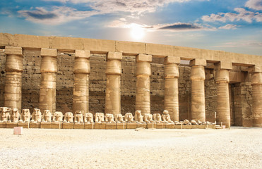 Karnak Temple in Luxor. Egypt 