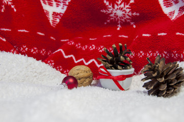 Christmas background with decoration