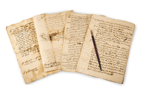 olds  manuscripts with nib