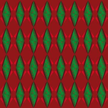 pattern natalizio carta regalo albero di natale