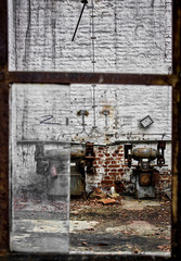 Old machines at lost building