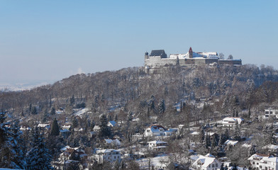 Fototapeta premium Coburg Castle at Winter