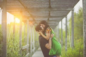 pareja novios