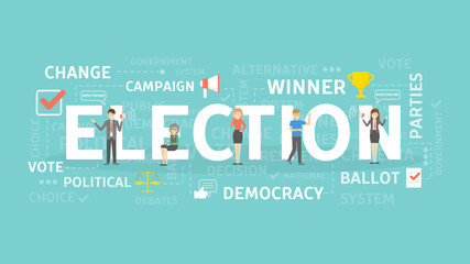 Election concept illustration.