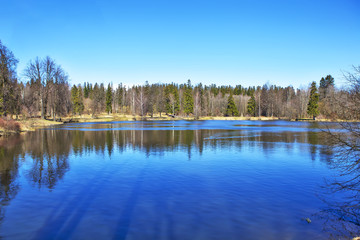 Пруд &laquo;Рубаха Наполеона&raquo;. Шуваловский парк. Санкт-Петербург