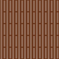 Monochrome striped background. Geometric print for fabric in brown tones. Vector illustration.