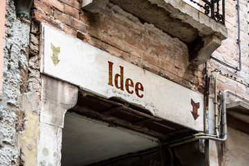 Fototapeta premium Schild 226 - Idee