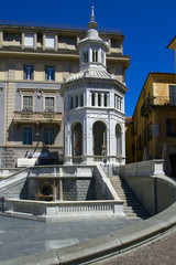 Fototapeta premium Fontana Termale La bollente ad Acqui Terme Piemonte Italia Italy