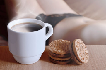 Erotic coffee break