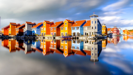 Bunte Häuser Groningen Hafen