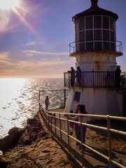 Scenic Views of a Lighthouse - Point Reyes National Seashore, Marin County, Northern California, USA