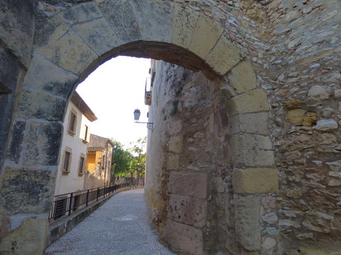 Altafulla,pueblo historico en Costa Dorada, Tarragona, España