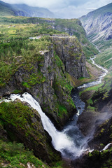 Voringsfossen waterfall. Norway.