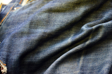 Fototapeta na wymiar Old grunge vintage denim jeans 
