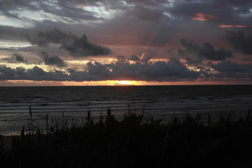 Atardecer en Rota, Cádiz. Parque natural