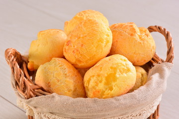 Cheese breads basket