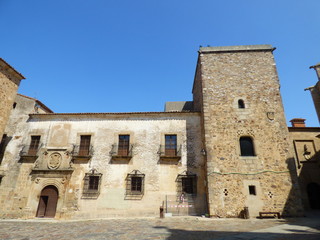 Fototapeta na wymiar Cáceres (Extremadura) fue declarada Patrimonio de la Humanidad por la Unesco en 1986