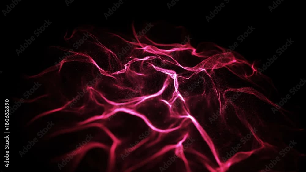 Poster 3d rendering abstract digital particles on black background with dots. high definition abstract cgi 