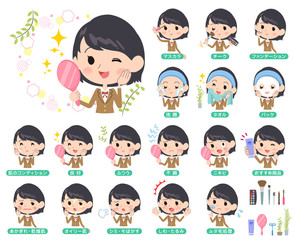 school girl Brown Blazer_beauty