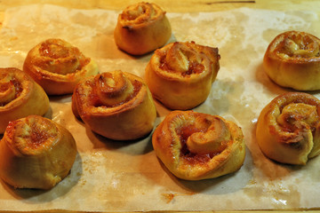 Homemade apple cakes