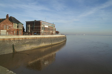 derelict industrial buildings, Hull fish dock. kingston upon hull