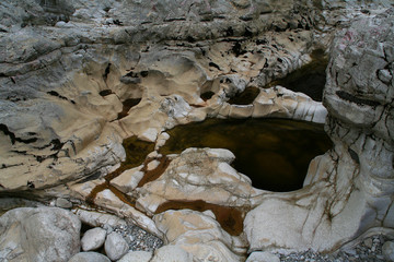 Felsformationen in der Vikos-Schlucht, Nordgriechenland