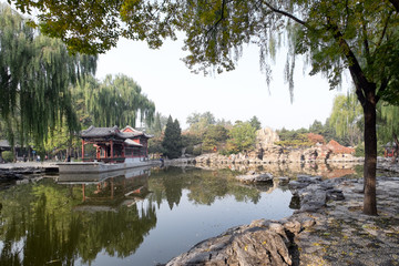 Fototapeta na wymiar Park of the Temple of the Sun. Beijing. China