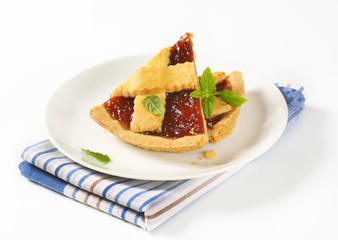 strawberry jam tart