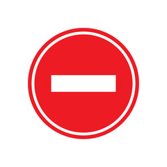 Do not enter sign