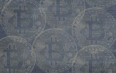 Bitcoin background illustration