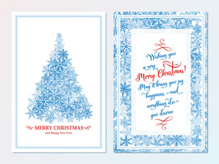 Christmas card. Happy new year print concept. Holiday wishes