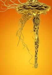 Ballerina, Danza, Disabilità, Sfigurata, Violenza Sulle Donne, Illustrazione 3d